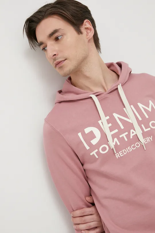 ροζ Tom Tailor - Βαμβακερή μπλούζα