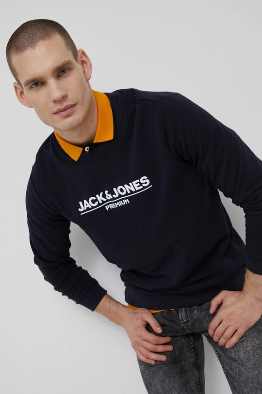 тёмно-синий Кофта Premium by Jack&Jones Мужской