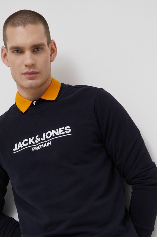 granatowy Premium by Jack&Jones bluza