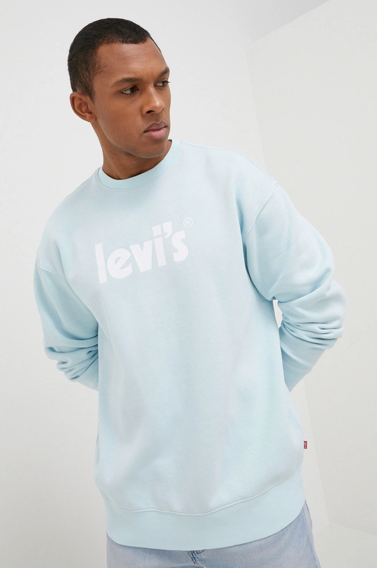 niebieski Levi's bluza Męski