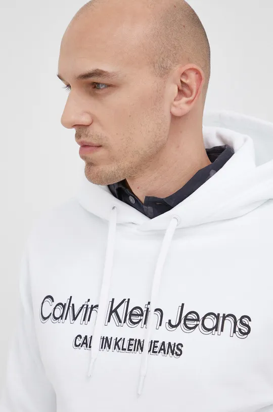 biela Mikina Calvin Klein Jeans