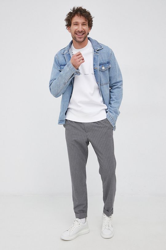 Calvin Klein Jeans Bluza J30J319700.PPYY biały