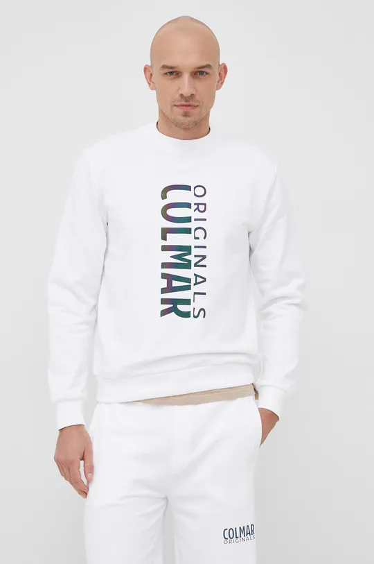 Βαμβακερή μπλούζα Colmar λευκό