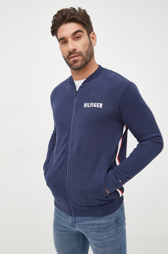 mornarsko modra Bluza Tommy Hilfiger Moški