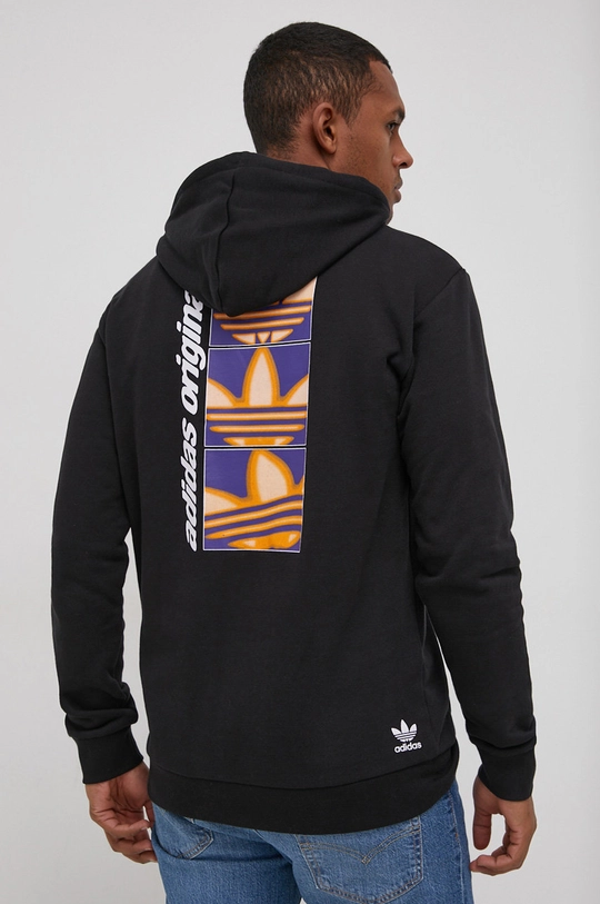 adidas Originals cotton sweatshirt black