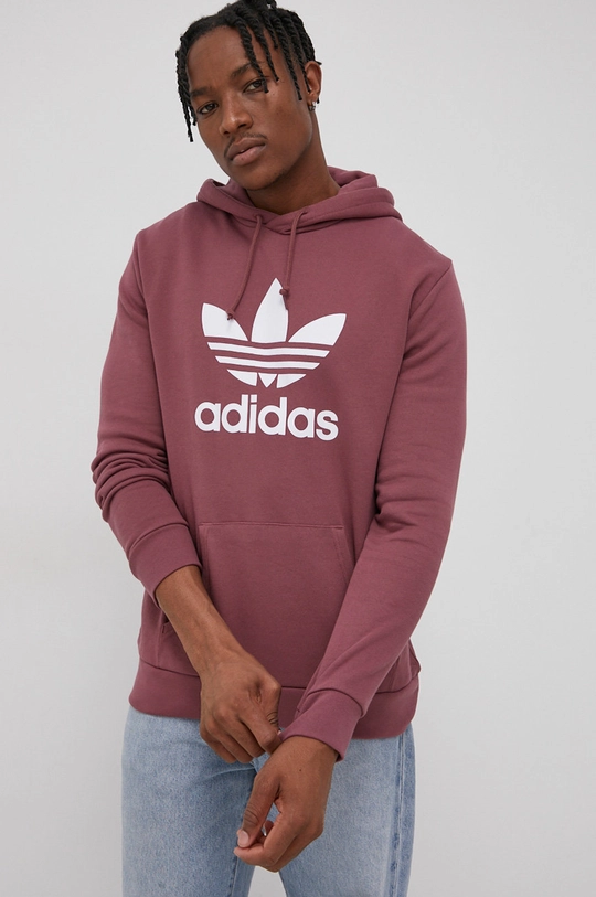 różowy adidas Originals Bluza bawełniana HE9498 Męski