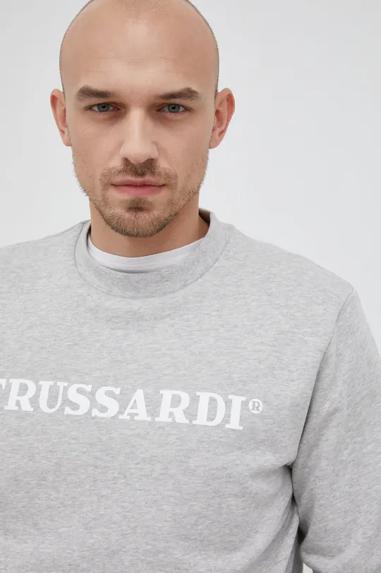 γκρί Trussardi - Βαμβακερή μπλούζα