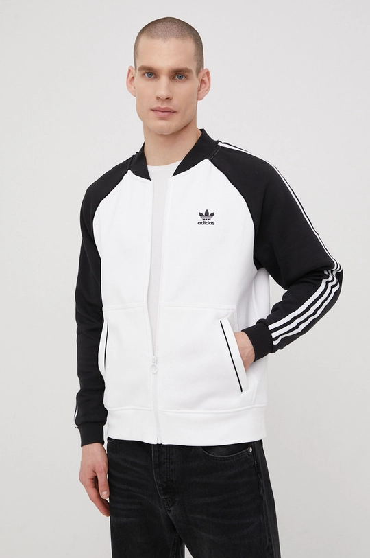 biały adidas Originals bluza HC2080 Męski