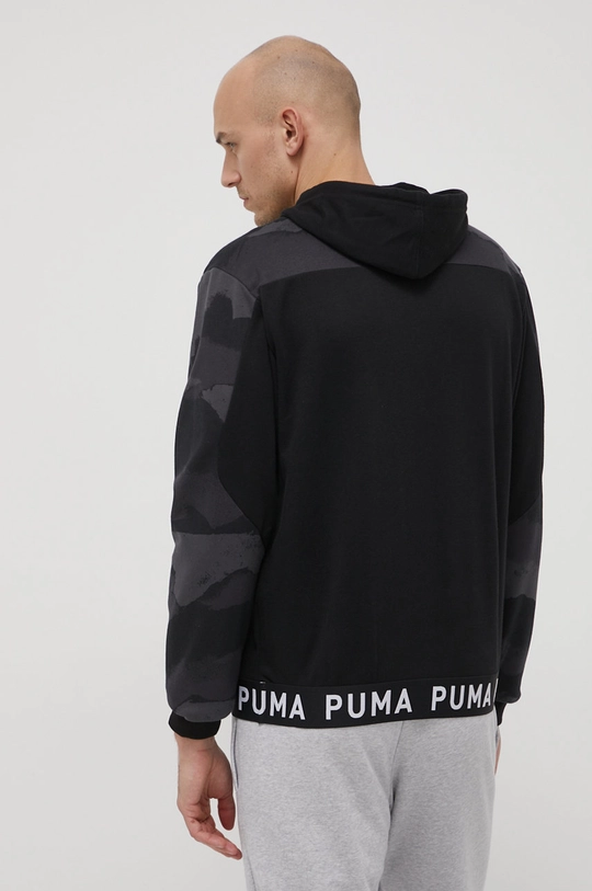 Puma bluza treningowa 521546 Materiał zasadniczy: 56 % Poliester, 44 % Bawełna, Ściągacz: 38 % Poliester, 4 % Elastan, 58 % Bawełna