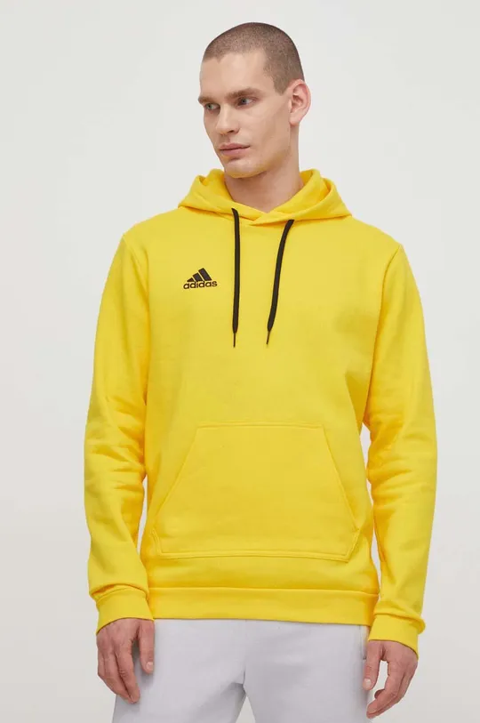 żółty adidas Performance bluza HI2140 Męski