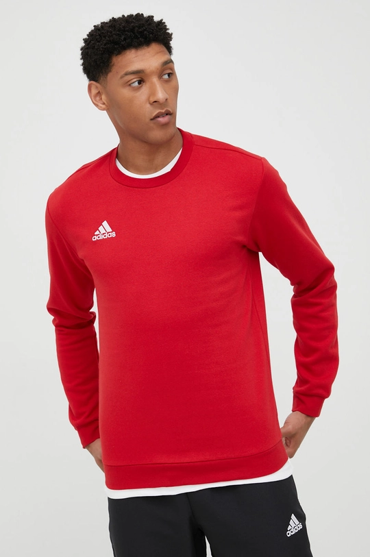 czerwony adidas Performance bluza Męski