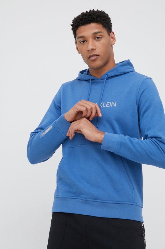 niebieski Calvin Klein Performance bluza dresowa Męski