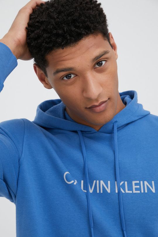 niebieski Calvin Klein Performance bluza dresowa
