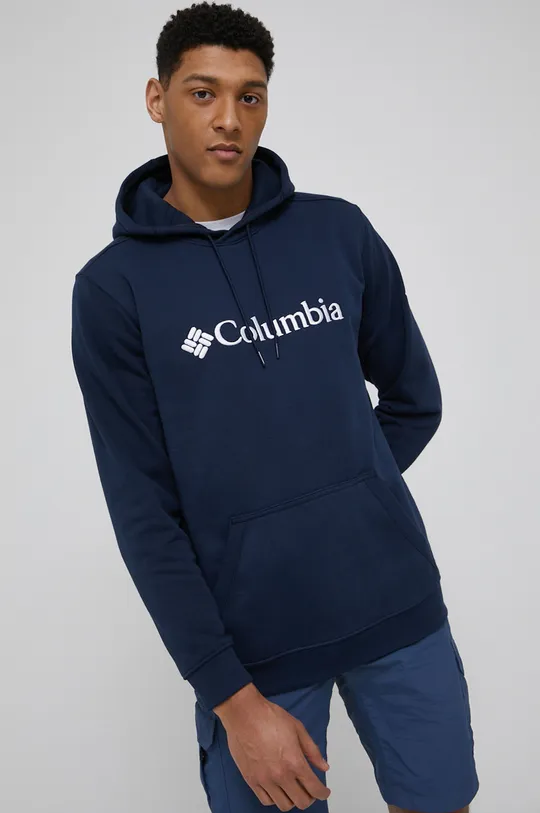 navy Columbia sweatshirt