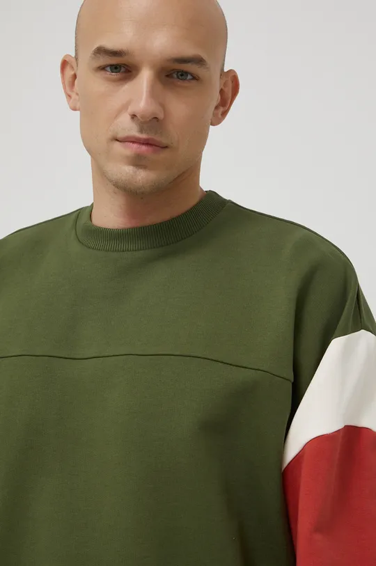 zielony Jack Wolfskin bluza bawełniana