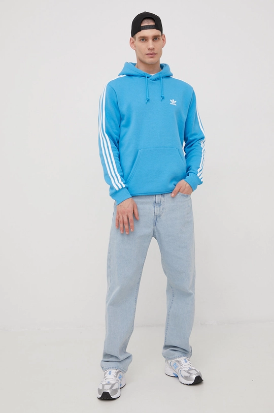 adidas Originals bluza Adicolor HE9476 niebieski