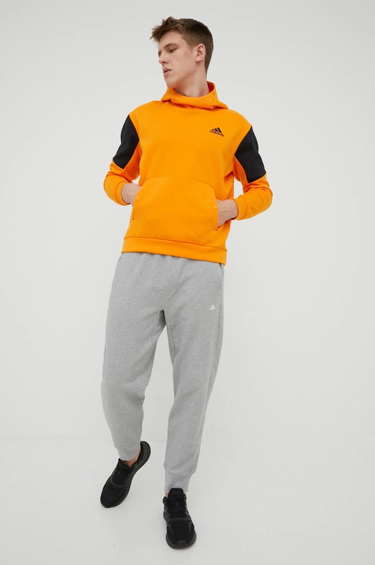 oranžna Bluza adidas Performance Moški