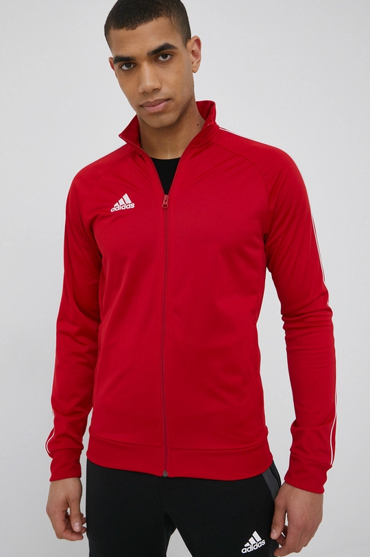 červená Mikina adidas Performance CV3565 Pánsky