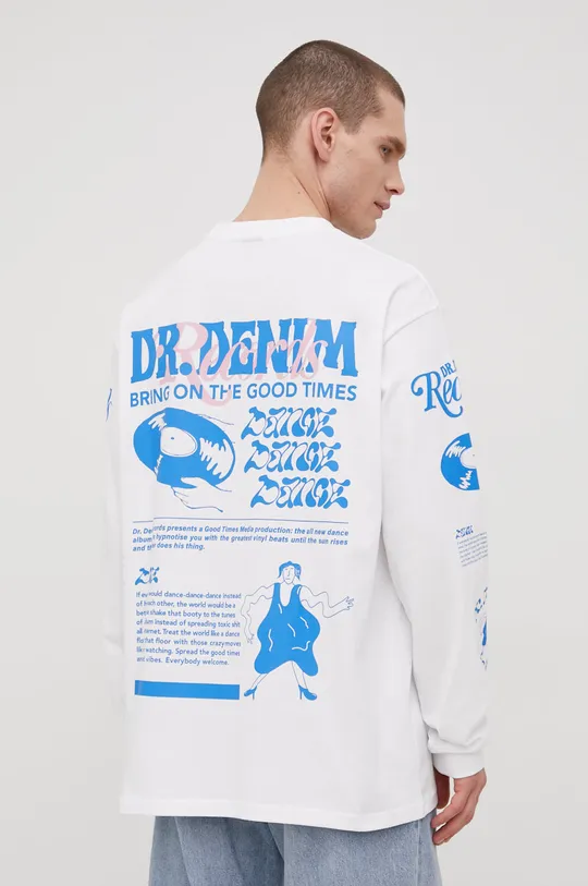 білий Бавовняна кофта Dr. Denim