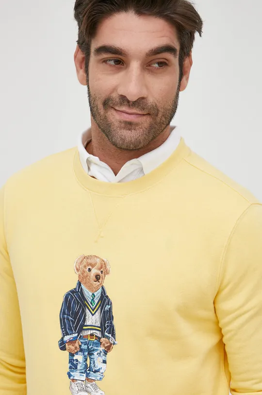 żółty Polo Ralph Lauren bluza 710853308012