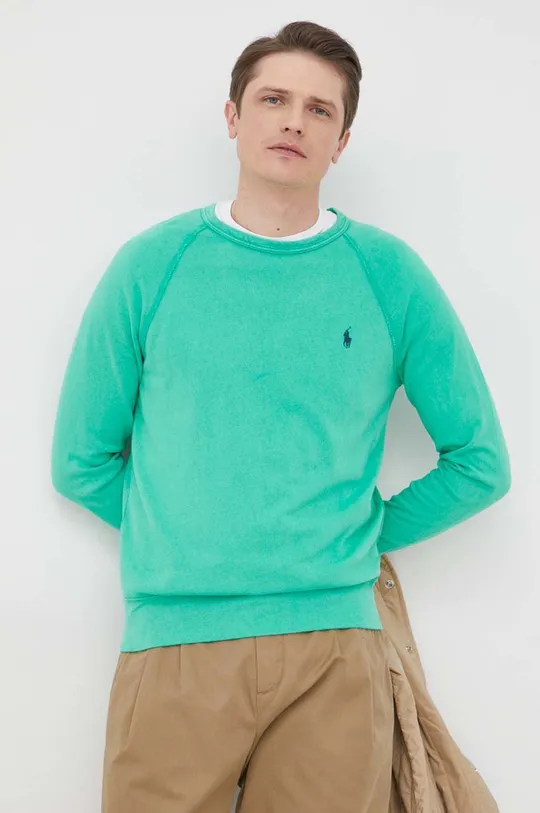 πράσινο Βαμβακερή μπλούζα Polo Ralph Lauren Ανδρικά