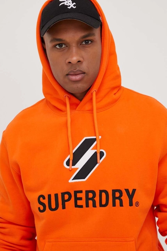 pomarańczowy Superdry bluza bawełniana