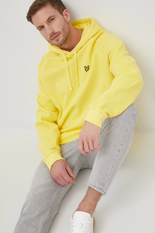 żółty Lyle & Scott bluza Męski