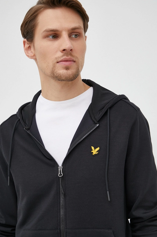 czarny Lyle & Scott bluza