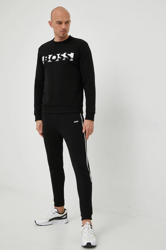 Μπλούζα BOSS Boss Athleisure μαύρο