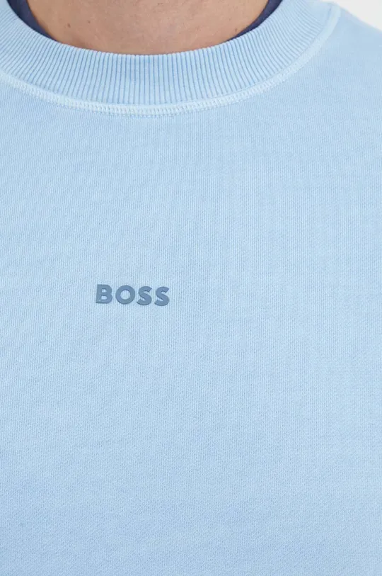 Βαμβακερή μπλούζα BOSS BOSS CASUAL Ανδρικά