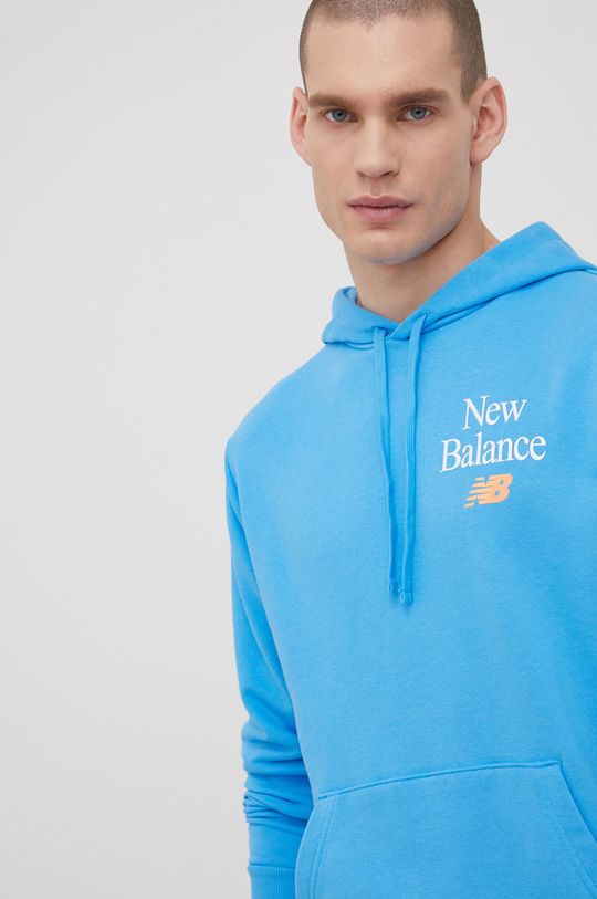 niebieski New Balance bluza MT21513VSK