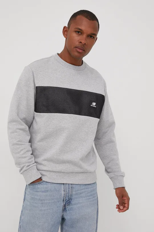 gray New Balance cotton sweatshirt Men’s