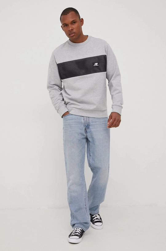 New Balance cotton sweatshirt gray