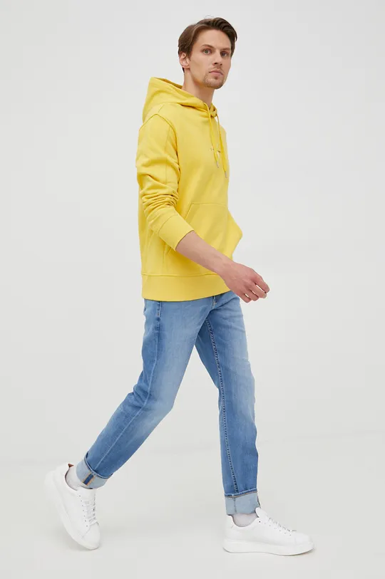 Calvin Klein Jeans bluza bawełniana J30J319698.PPYY żółty