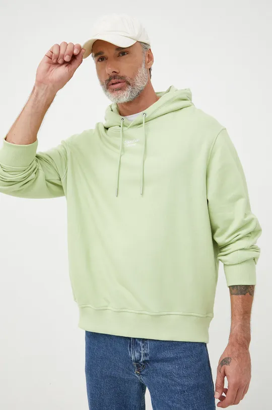 zielony Calvin Klein Jeans bluza Męski