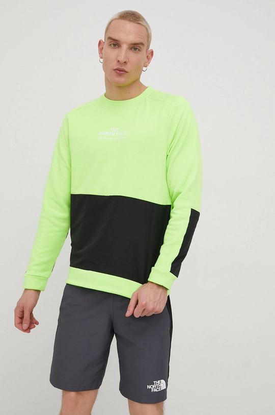 zielony The North Face bluza sportowa Mountain Athletics Męski