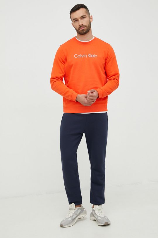Calvin Klein Performance bluza dresowa mandarynkowy