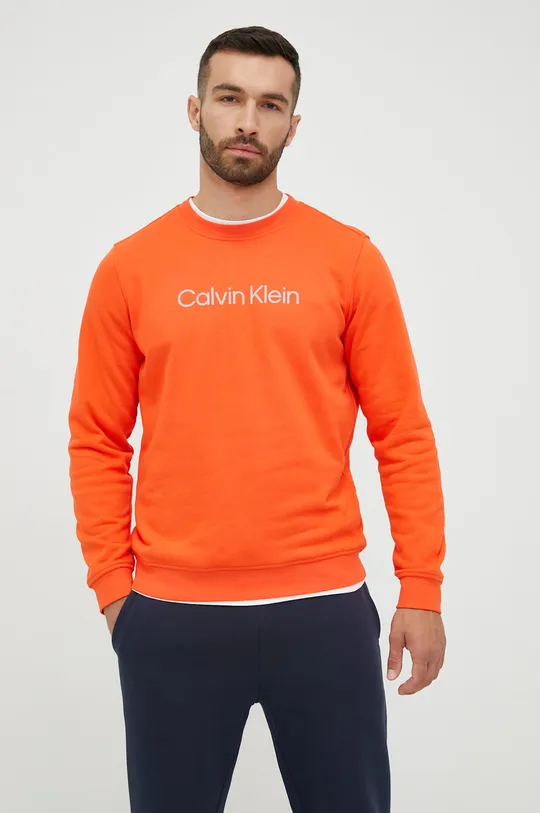 pomarańczowy Calvin Klein Performance bluza dresowa