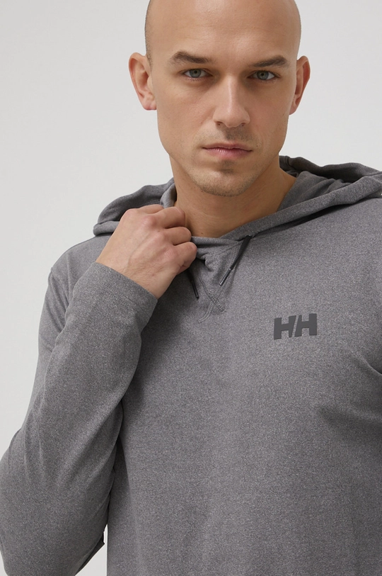 μαύρο Αθλητική μπλούζα Helly Hansen Verglas Light