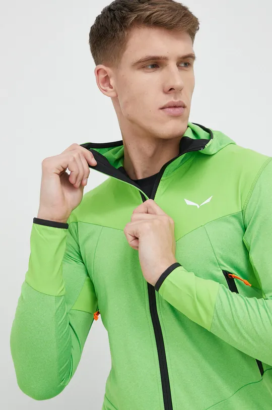 zelena Športni pulover Salewa Agner Hybrid