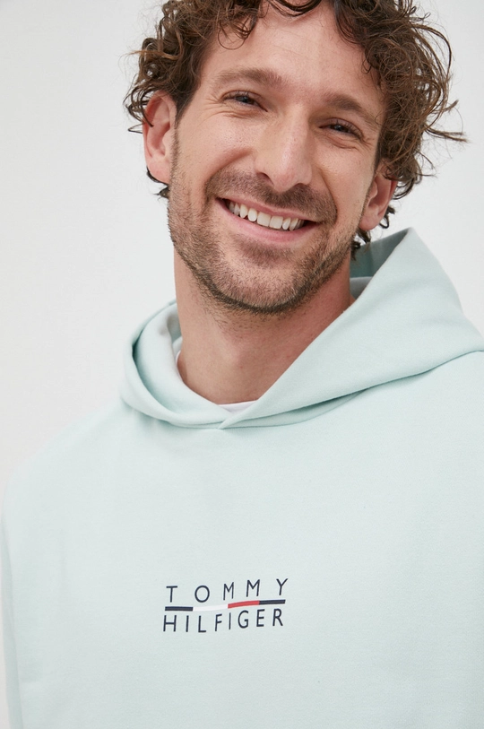 зелений Бавовняна кофта Tommy Hilfiger