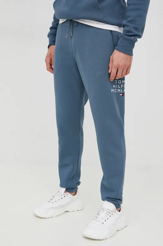 Tommy Hilfiger spodnie dresowe niebieski
