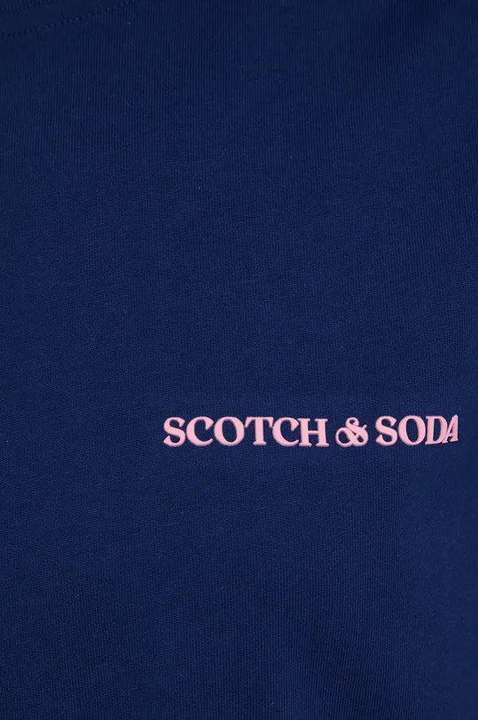 Bavlnené tričko s dlhým rukávom Scotch & Soda