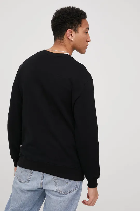 črna Kangol bombažni pulover