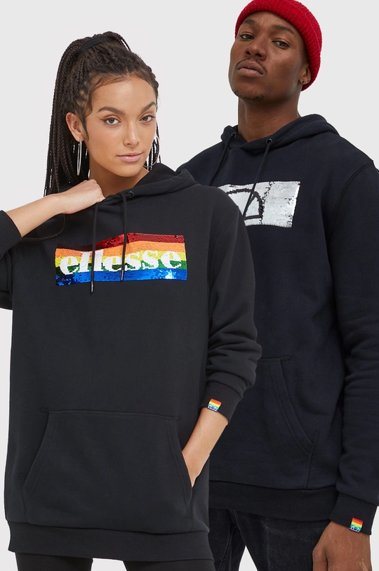 μαύρο Μπλούζα Ellesse Rainbow Pack Unisex