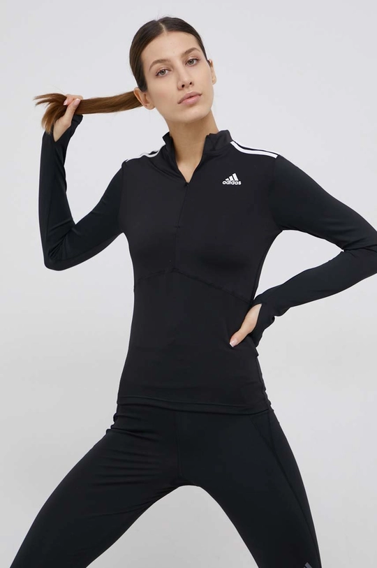 чорний Лонгслів для тренувань adidas Performance HE9395