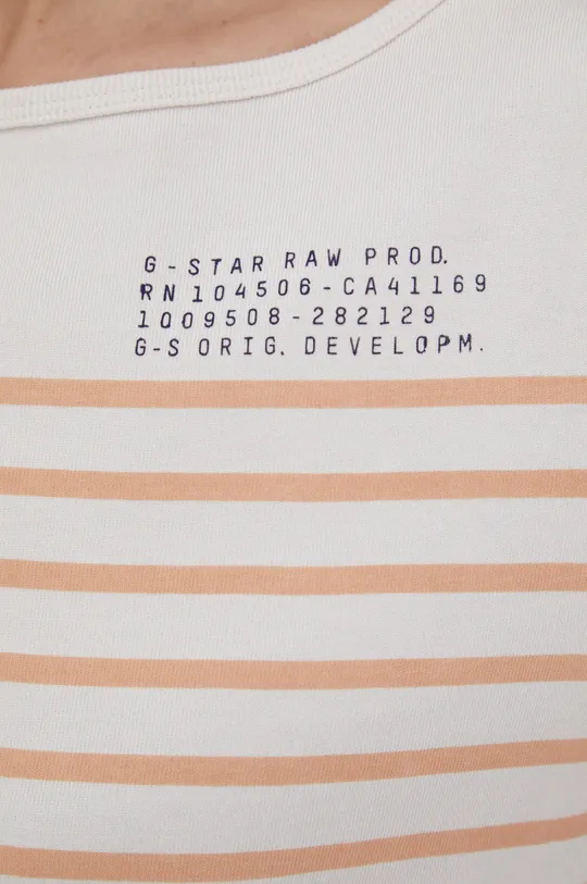Bavlnené tričko s dlhým rukávom G-Star Raw Dámsky
