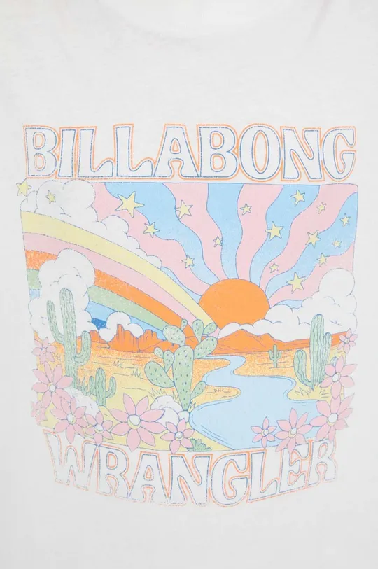 Βαμβακερή μπλούζα με μακριά μανίκια Billabong Billabong X Wrangler Γυναικεία
