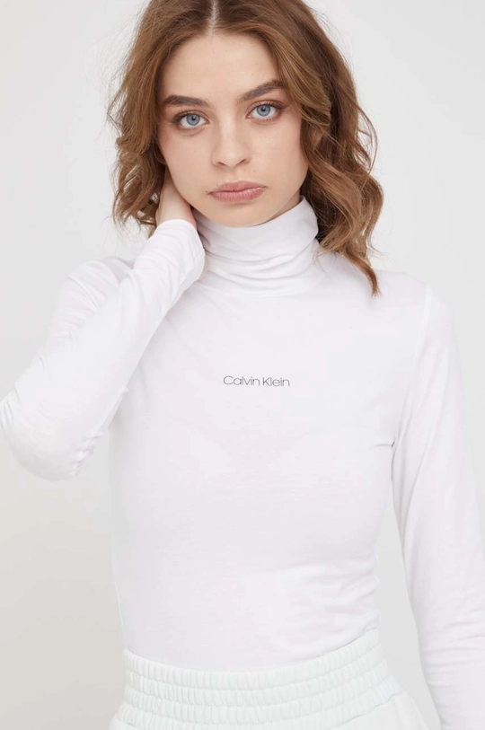 biały Calvin Klein longsleeve Damski