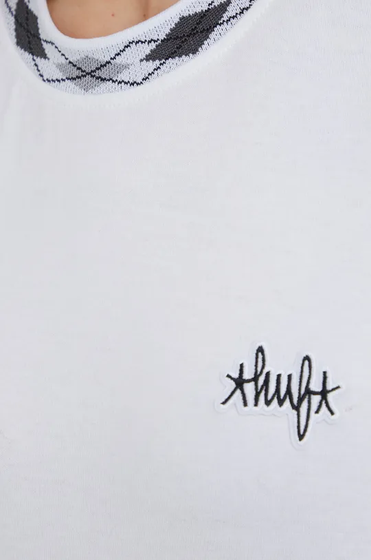 Bavlnené tričko s dlhým rukávom HUF Dámsky